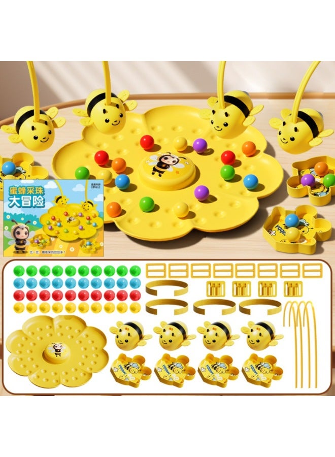 ألعاب طاولة تجمع بين النحل وصيد الأسماك والخرز المغناطيسي وألعاب تفاعلية بين الوالدين والطفل وألعاب تعليمية للتعليم المبكر