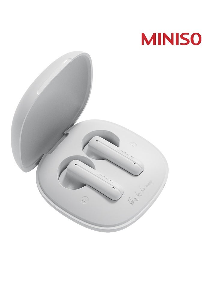 Miniso MINISO MCT11 Wireless Bluetooth Headset - White  - Image 1