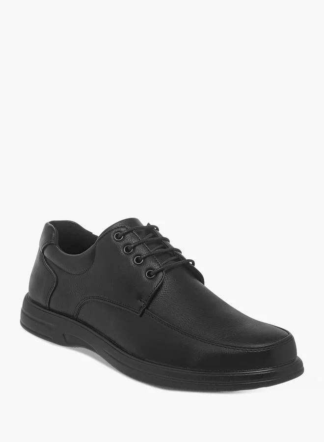 LBL By Shoexpress Men Panelled Shoes with Lace-Up Closure