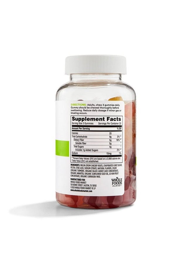 365 by Whole Foods Market, Fiber Gummy, 90 Count - pzsku/Z8B1B5654A6C6603D28F5Z/45/_/1735908087/e74a89aa-adc5-4918-96aa-c0d24cb63bd6