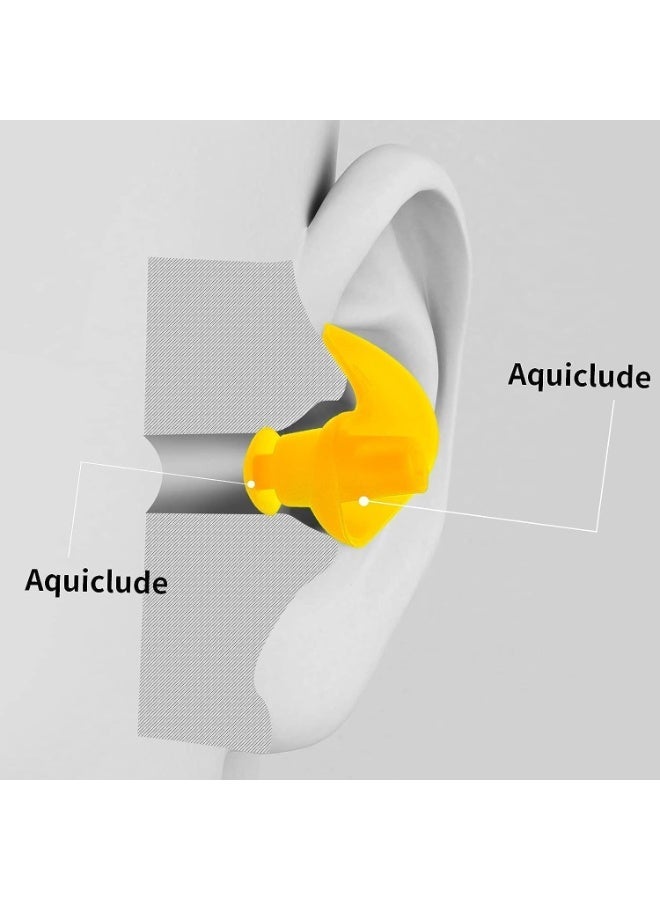 6 Pairs Swimming Nose Clip Ear Plugs, Reusable, Washable Earplugs Clips, Showering, Bathing, Surfing, Snorkeling and Other Water Sports, Suitable for Kids and Adult - Image 3