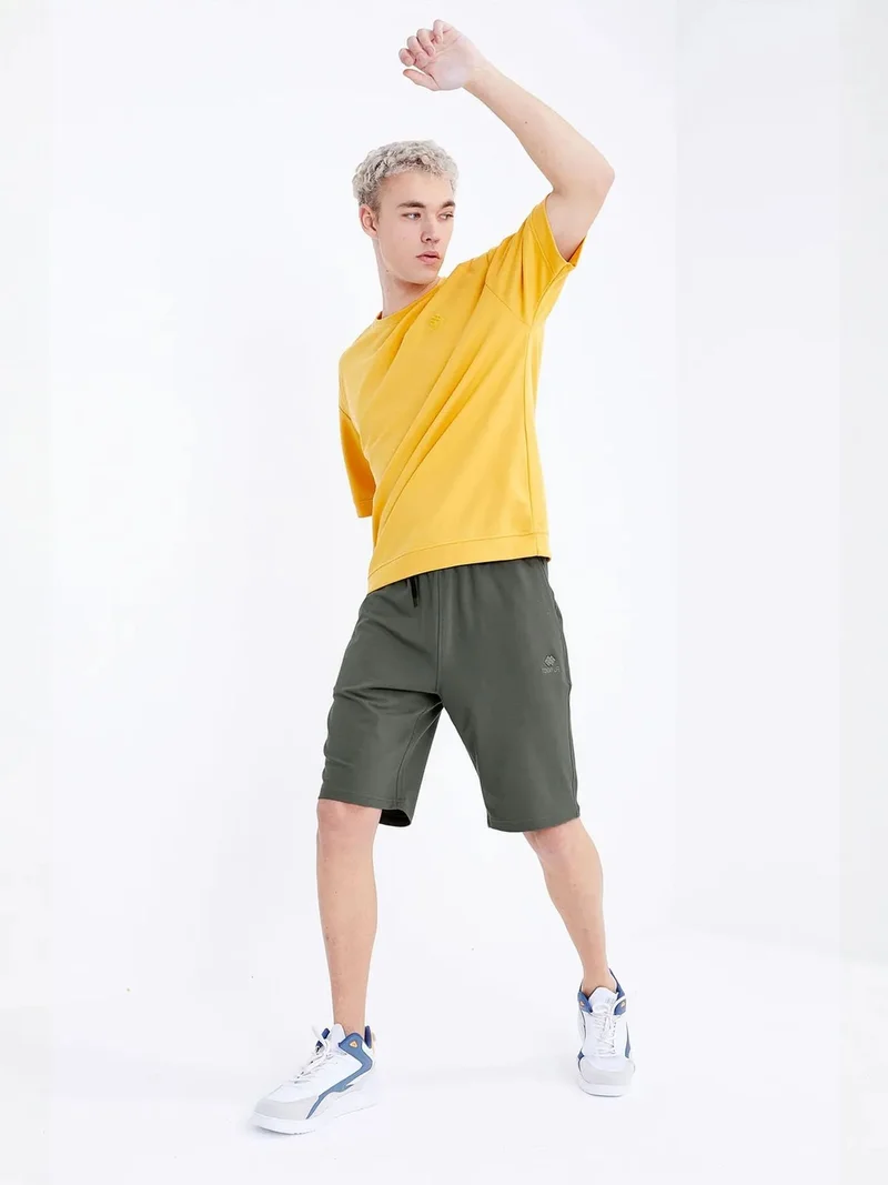 TOMMYLIFE TOMMY Men's Jersey Shorts With Drawstring Waist