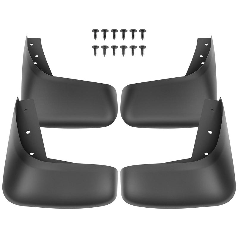 مجموعة SCITOO من 4 قطع واقيات طين عالمية لسيارة تويوتا كامري 2002-2006، مجموعة واقيات طين أمامية وخلفية