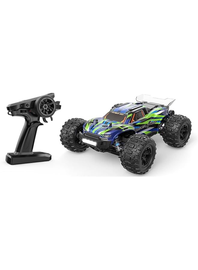 Mjx Rc Hobby Grade Truck High Speed 30Km H 2.4Ghz Remote Control 1 16 Scale Radio Controlled Off Road Electronic Monster RC Truck Rtr All Terrain Green - Image 1