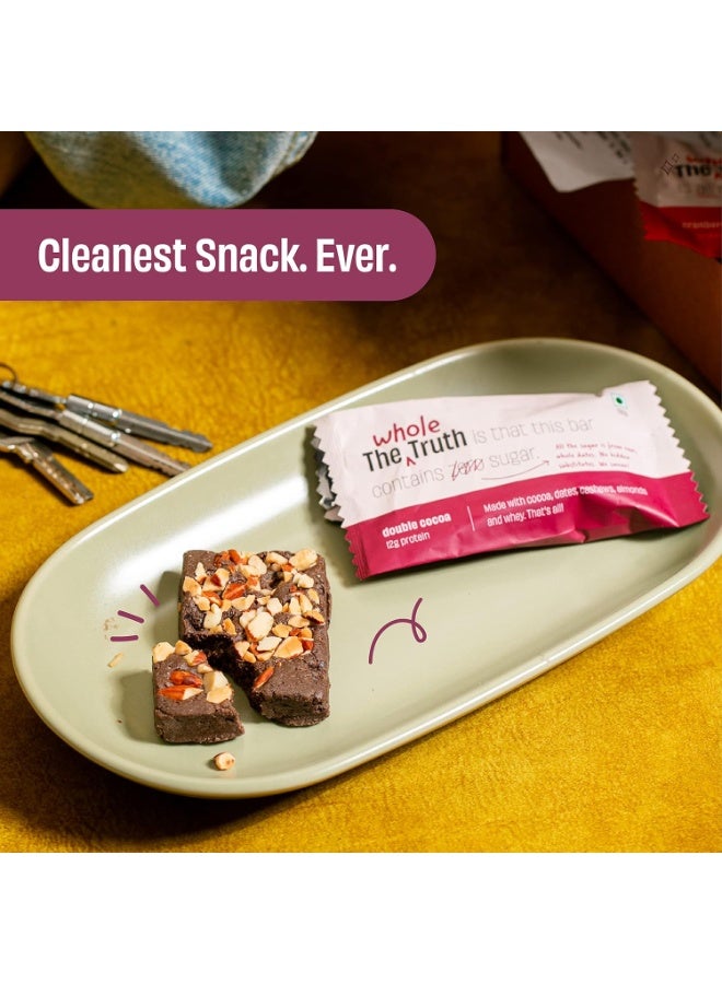 The Whole Truth Protein Bars | All-in-One | Pack of 6 x 52 g each | No Preservatives | No Artificial Sweeteners | No Gluten or Soy | All Natural Ingredients | Six Different Flavours - Image 4