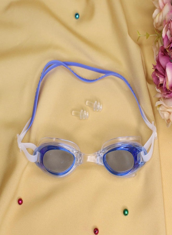BOXO Anti Fog Swimming Goggle for Kids with Free Ear Plugs Swimming Pool Accessories for Kids (Multicolor) - Image 2