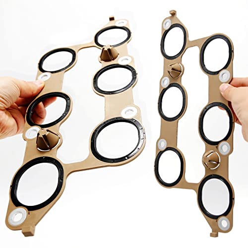 Saihisday 12590958 Lower Intake Manifold Gaskets Replacement for Buick Enclave Chevrolet Traverse GMC Acadia 2009-2016 Replacement for Cadillac CTS 2008-2011 Replacement for Buick Lacrosse Chevrolet Camaro - Image 3
