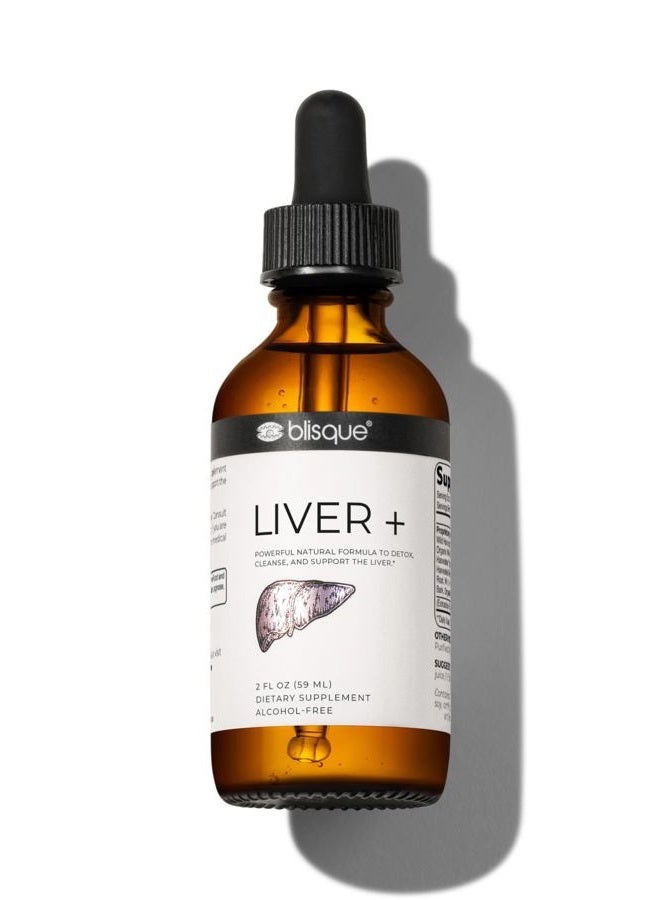 Blisque – Liver Complex Supplement to Detox, Cleanse, and Repair The Liver | Doctor-Approved | Natural Ingredients | Milk Thistle and Dandelion Root | 2 Ounce | 59 Servings - Image 1