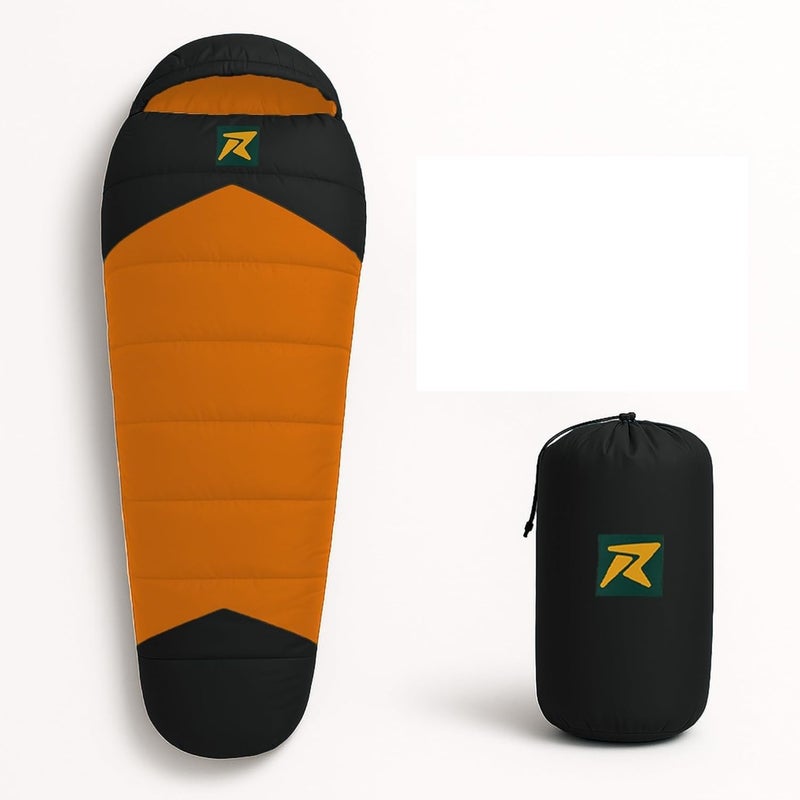 Rocksport Camplite +10°C to +20°C Mummy Shape Sleeping Bag for Camping, Hiking, Indoor & Outdoor, Warm Sleep Bag l Free Adventure Pass - Image 2