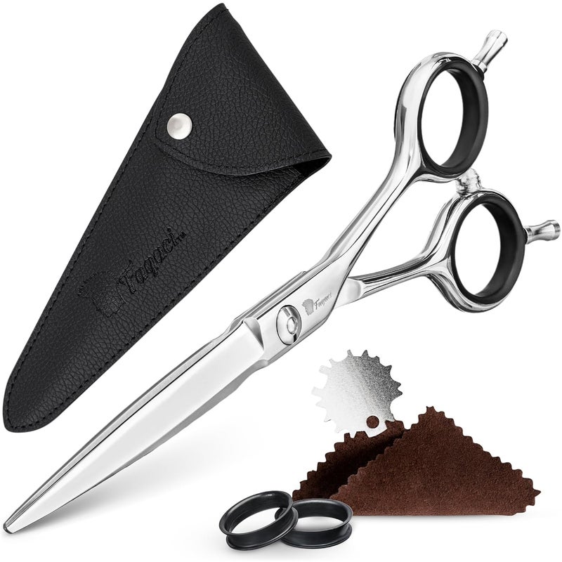 Fagaci Professional Hair Cutting Scissors 55 Super Sharp Thin Blades 440C Steel for Maximum Precision Hair Scissors for Women  Men Lightweight Hair Shears for Hair Cutting Barber Scissors
