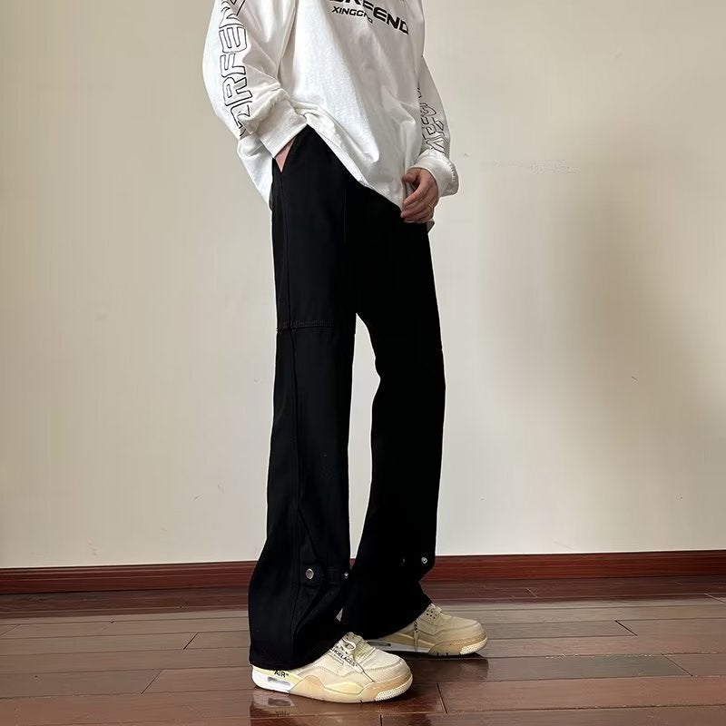 Unisex Classic Denim Jeans Loose Fit Daily Outdoor Wear - Image 1