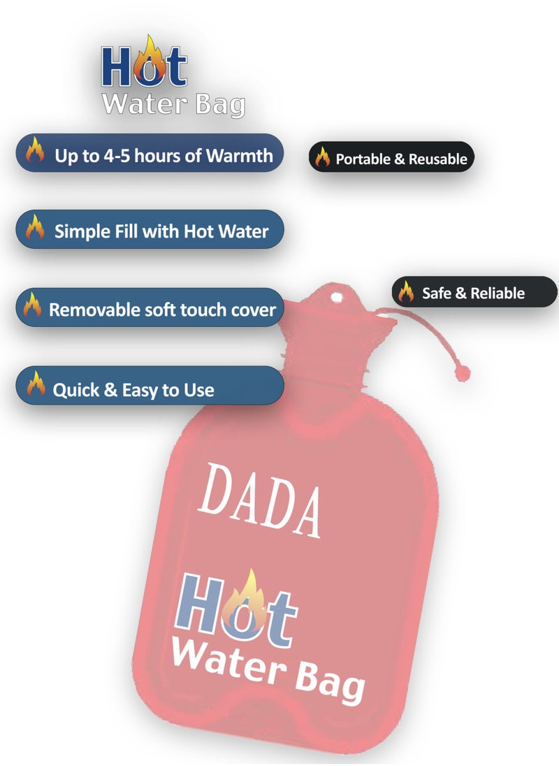 Dada - HOT WATER BAG for Pain Relief, acute swelling, strain & pain, chronic pain, arthitistis, muscle spasms & joint stiffness 2000ML - Image 1
