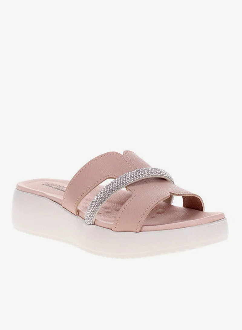 مودار صنادل مسطحة للنساء - صنادل مسطحة أنيقة ونعال مسطحة مريحة للسيدات