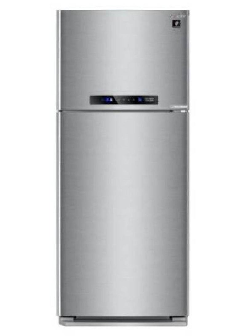 SHARP Refrigerator Inverter Digital No Frost 396 Liter 396 L SJ-PV48G-DST Dark Stainless Steel - Image 1