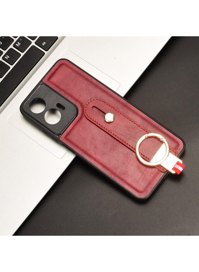 S-TOP Case For Motorola Moto G35 5G Wristband Leather Back Phone Case - Image 2