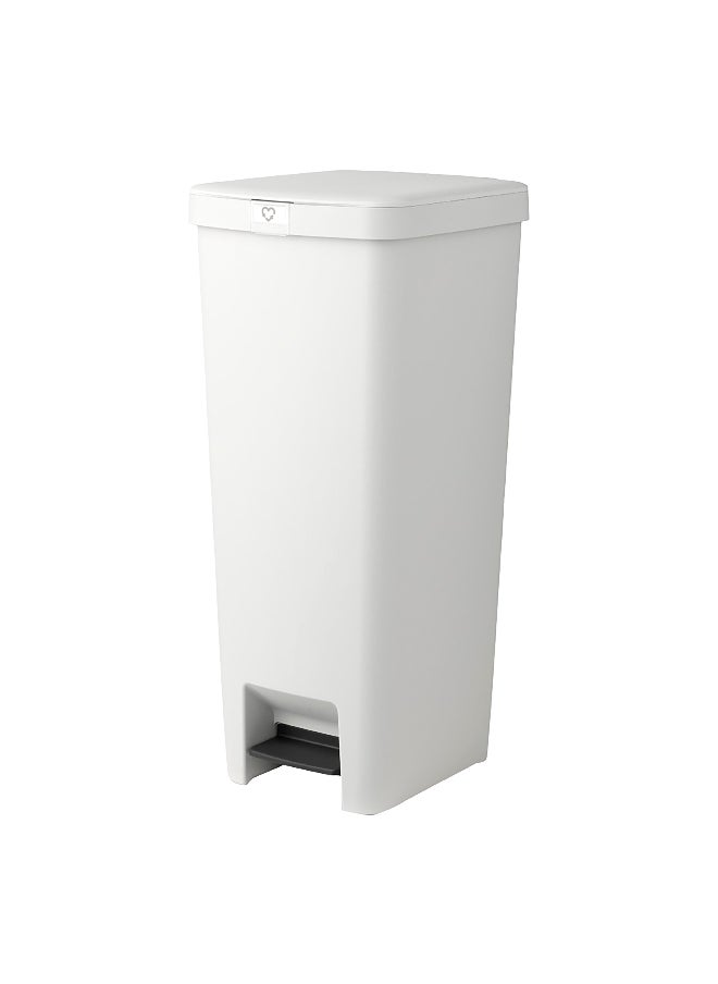brabantia Compact Soft-Closing Non-Slip Stepup Pedal Bin Light Grey 40 Liter 800009  - Image 2
