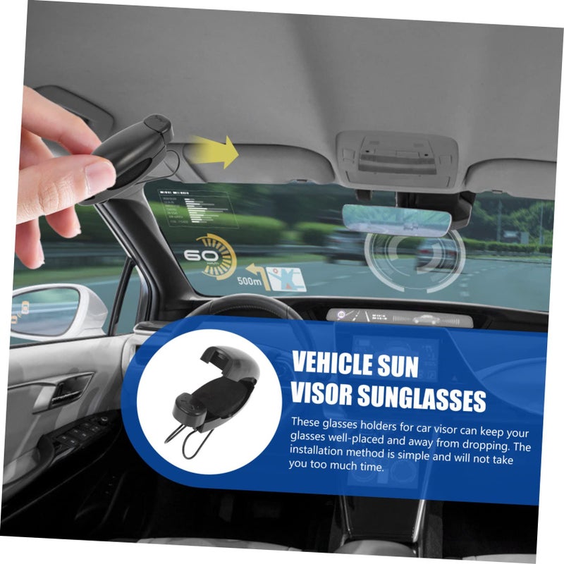 6pcs Sunglasses Clips for Car Visor Quick Access Glasses Holder Magnetic - Image 3