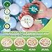 GOGOSO Ball Pits Balls Toddlers 50 100 200 500 Plastics Shape Ball NonPhthalate NonBPA NonToxic 22Inch Crush Proof Play Balls GreenBlueGrayWhite 100 Balls - Image 4