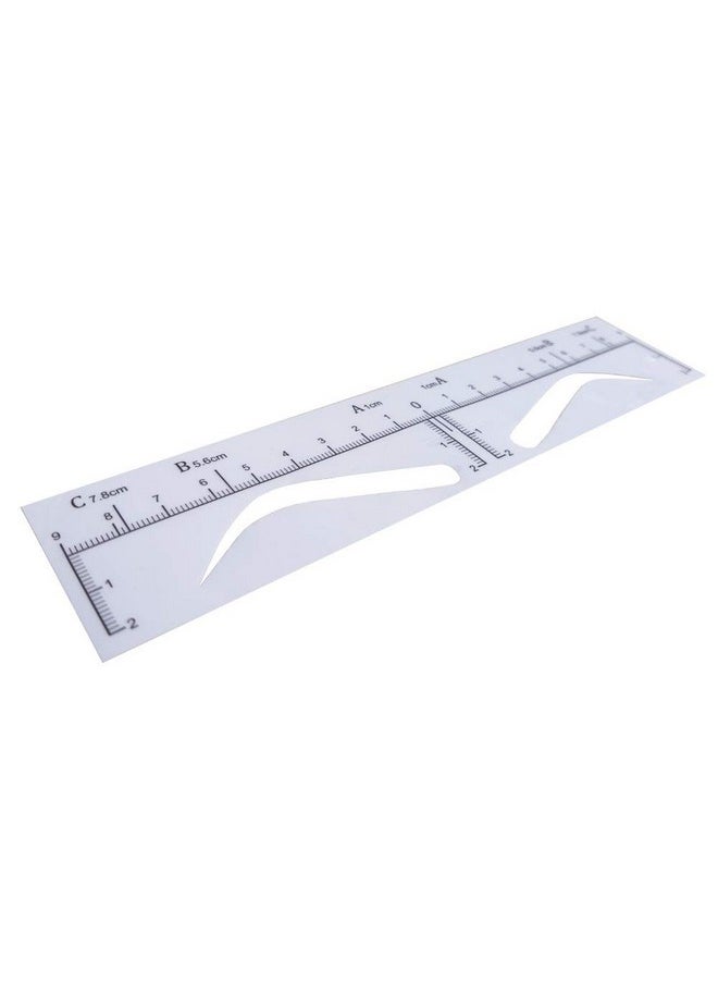 Eyebrow Stencil Disposable Eyebrow Shaper Kit 50Pc Transparent Mapping Stickers Eyebrow Stencils For Microblading Pmu And Brow Mapping Quick Makeup Peel & Stick Eyebrow Stencil Kit