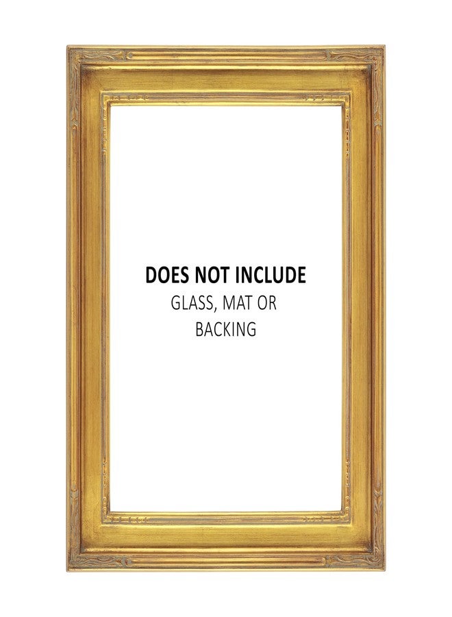 Creative Mark Plein Air Museum Collection Nouveau Picture Frame Solid Wood Composition Hand-Leafed Museum Quality Closed Corner Readymade Size - Gold 16x20 - Image 3