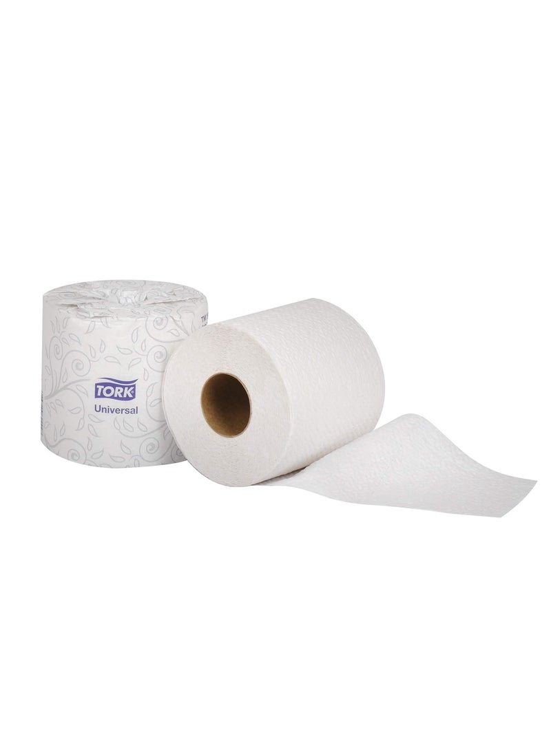 Tork Tork Bath Tissue Roll Universal 2ply For everyday use at home Biodegradable 4375x375 500 sheetsroll 96 rollscase  - Image 5