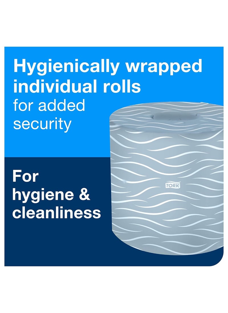 Tork Tork Bath Tissue Roll Universal 2ply For everyday use at home Biodegradable 4375x375 500 sheetsroll 96 rollscase  - Image 3