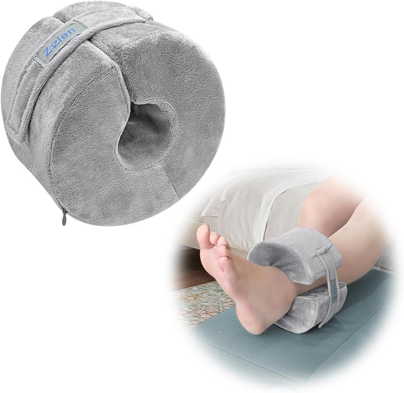 Zelen Foot Elevation Pillow Ankle Heel Elevator Wedge Foot Support Pillow Medical Ankle Cushion for Bed Sore Pressure Ulcer Sleeping Feet Leg Rest Elevated Support Foam Surgery Recovery (Small, 1PCS) - Image 1