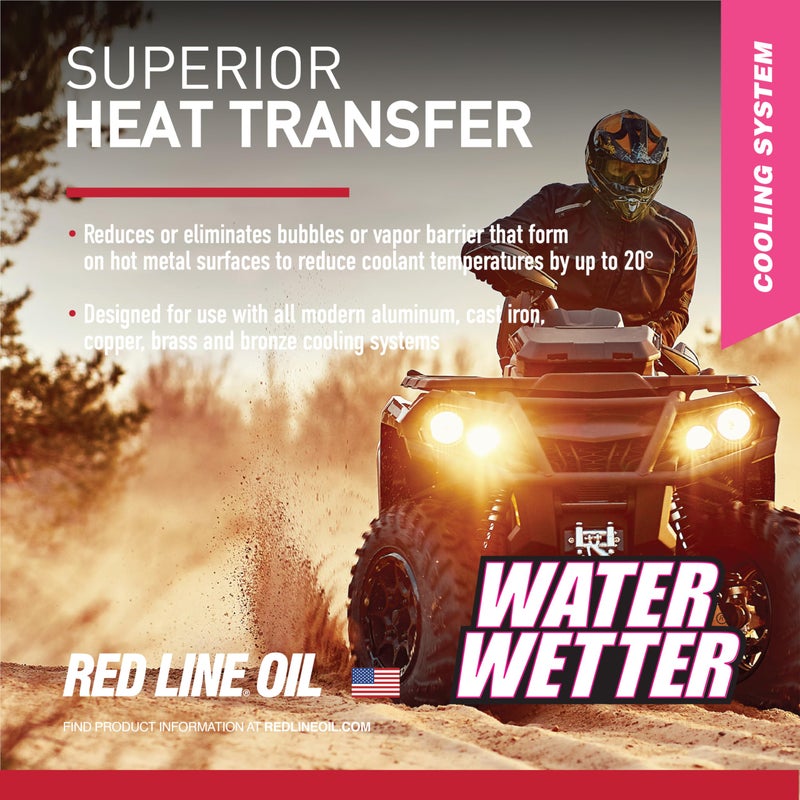 Red Line 80205 Supercool Extreme Powersports Coolant Fortified with WaterWetter - 1/2 Gallon - Image 5
