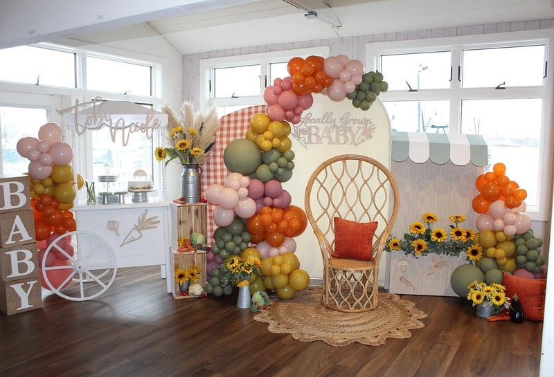 Beaumode Locally Grown Balloon Arch Garland Kit for Home Grown Baby Shower First Birthday Farmers Market She's Off The Market Bridal Shower Bachelorette Party Decoration (Green Orange Purple) - Image 4