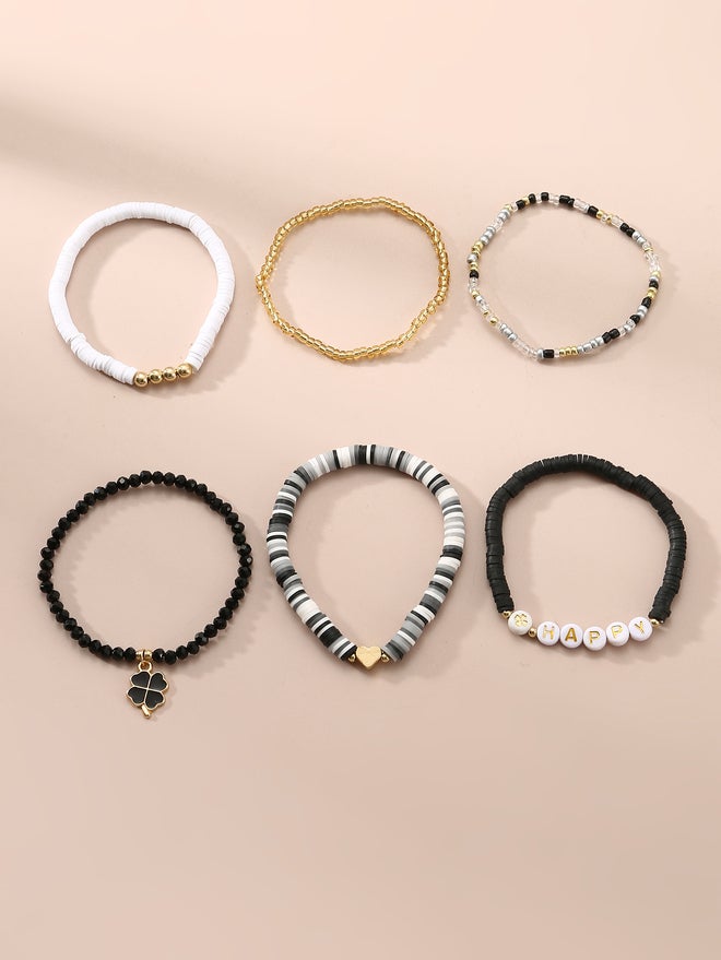 Take Two Set of 6 - Beaded Bracelet - Image 1