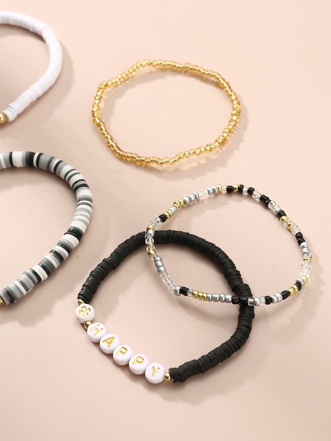 Take Two Set of 6 - Beaded Bracelet - Image 2