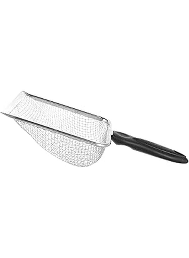 Stainless Steel Reptile Sand Shovel Fine Mesh Litter Cleaning Tool Long Lasting - Image 1
