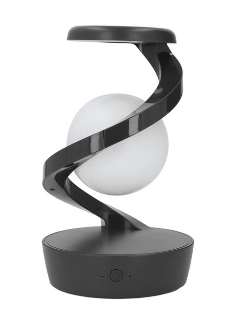 Modern Spiral Bedside Lamp, Rotating RGB Suspension Lamp, Innovative 3D Visual Levitation Ball Led Table Lamp, Nightstand Lamps Magnetic Led Desk Light Bulb for Bedroom Living Room Office Decor