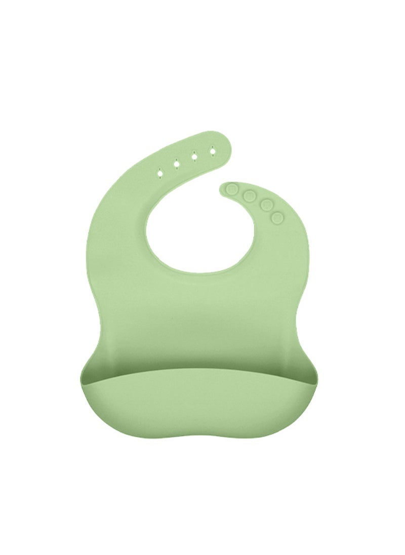 Babys Special Food Pocket Dinner Sipper Wash-Free Sipper Waterproof Dirty Splash-Proof Childrens Bib Silicone Bib Clean stock bibs with random colors 4 yuan/piece 