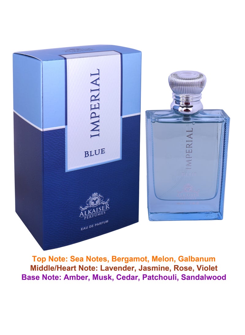 ALKAISER PERFUMES - IMPERIAL BLUE Eau De Parfum 100ml ALKAISER PERFUMES Unleash Timeless Elegance and Allure - Image 1
