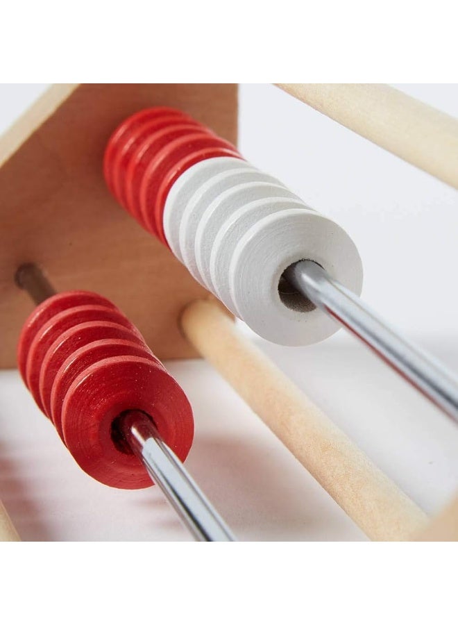 hand2mind 20 Bead Wooden Rekenrek, Abacus for Kids Math, Math Manipulatives Kindergarten, Counting Rack for Kids, Counters for Kids Math, Educational Toys for Elementary Kids (Set of 1) - Image 4