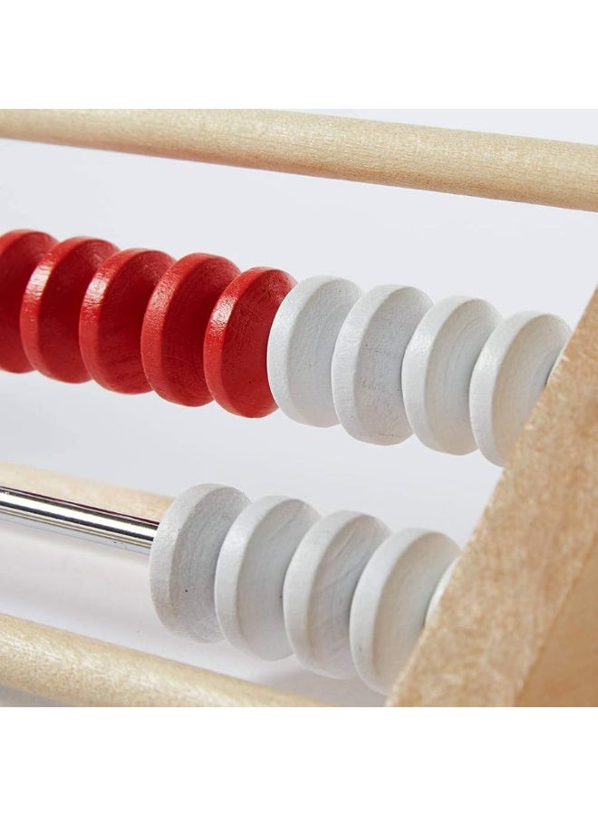 hand2mind 20 Bead Wooden Rekenrek, Abacus for Kids Math, Math Manipulatives Kindergarten, Counting Rack for Kids, Counters for Kids Math, Educational Toys for Elementary Kids (Set of 1) - Image 3