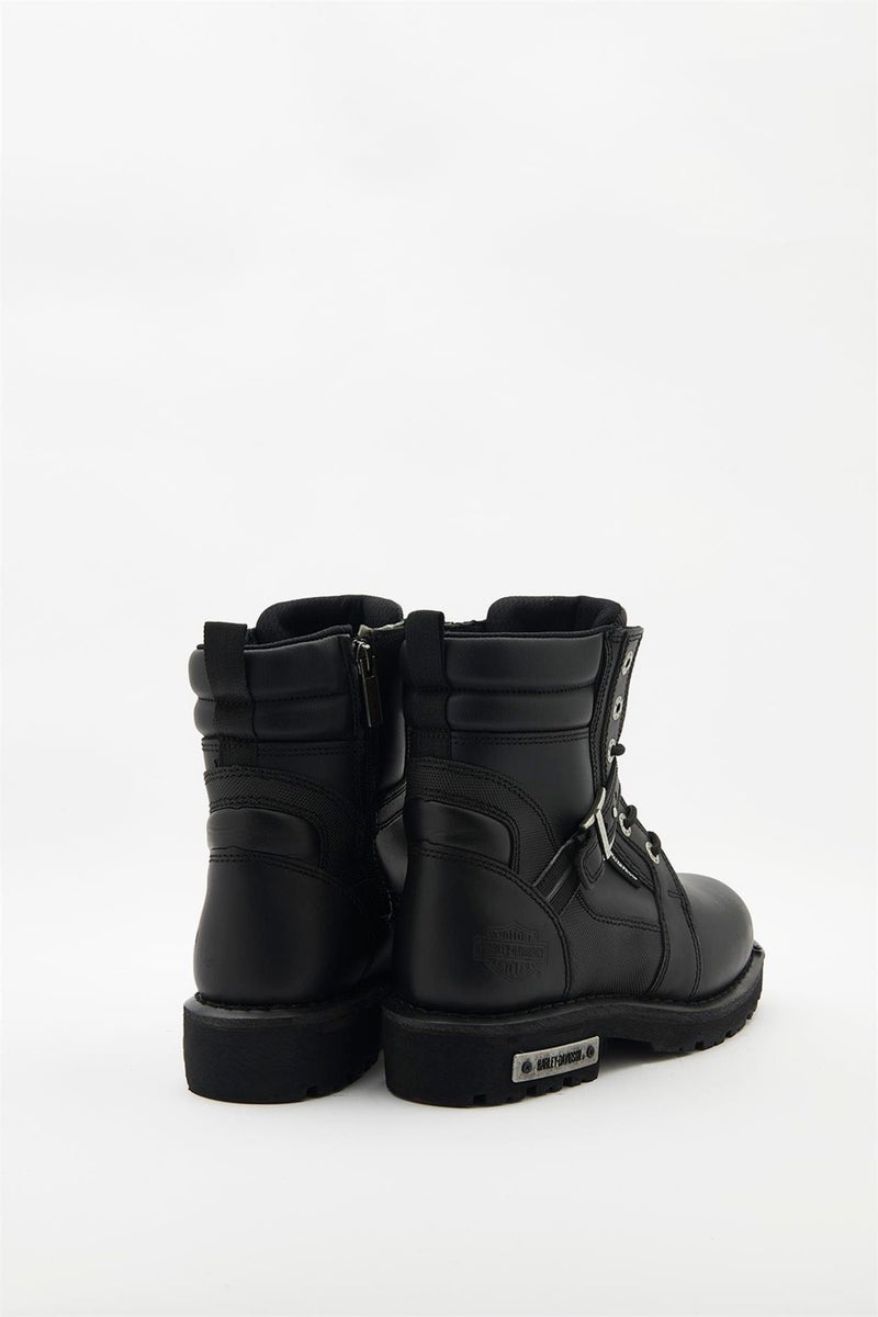 Harley-Davidson Franco Waterproof Black Leather Boots