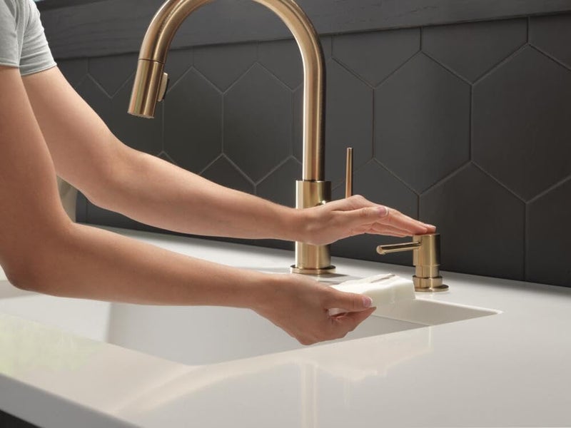 Delta Faucet RP100734CZ Trinsic Metal Soap Dispenser, Champagne Bronze - Image 2