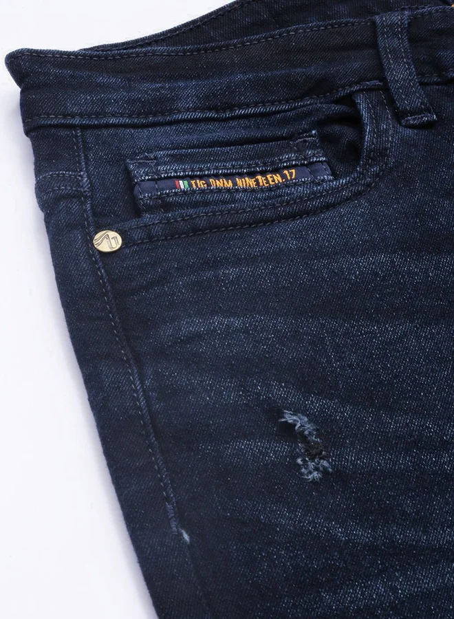 The Indian Garage Co  Men Bootcut Fit Solid Jeans for Men | Best Price UAE