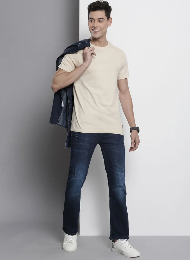 The Indian Garage Co  Men Bootcut Fit Solid Jeans for Men | Best Price UAE