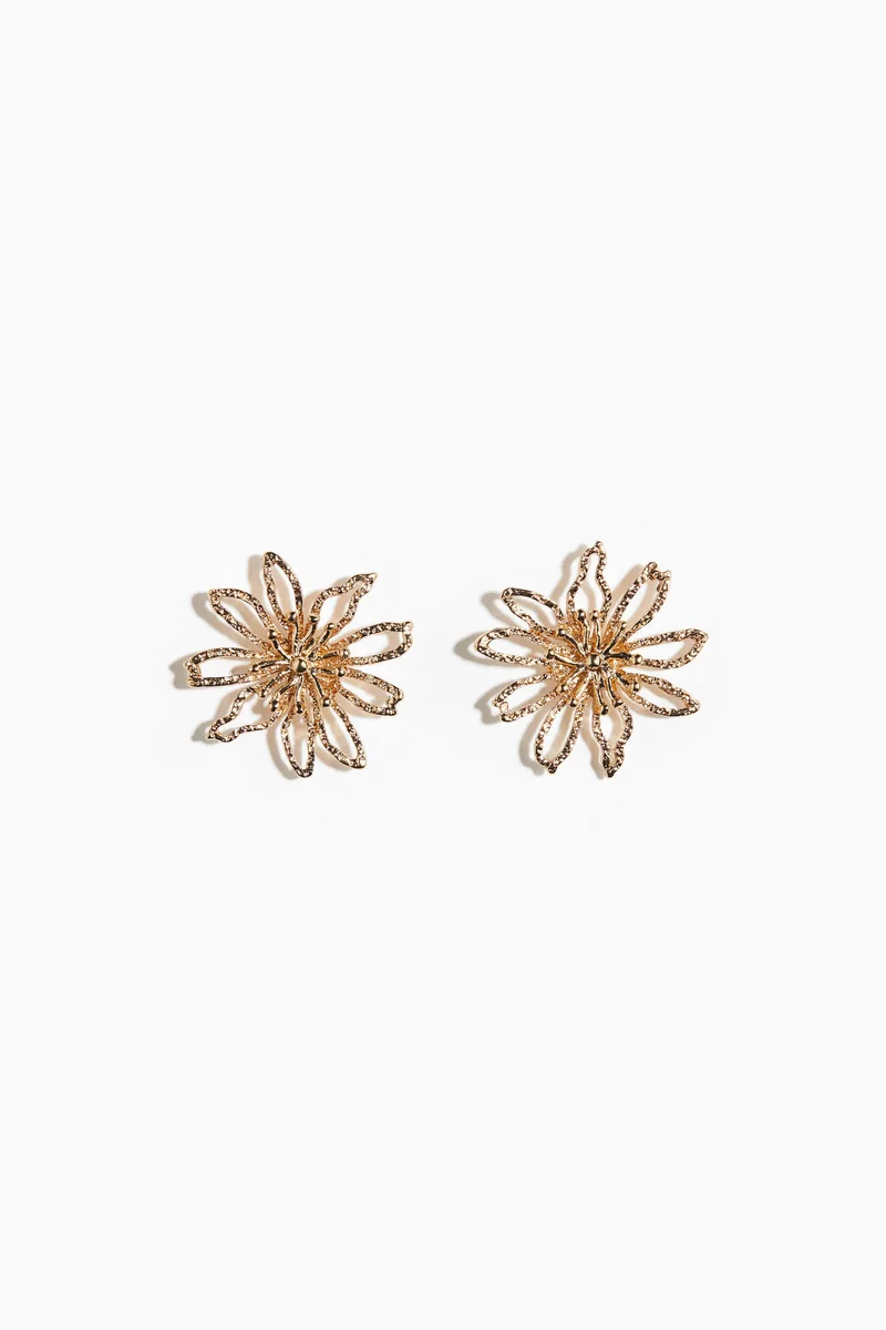 H&M Flower-shaped stud earrings