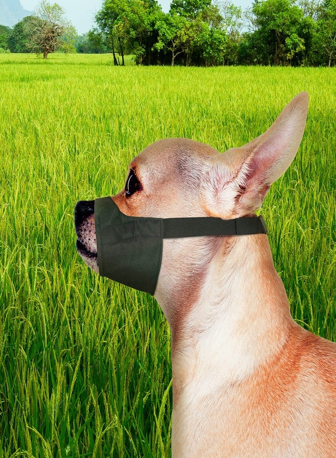 Four Paws Walk-About Quick-Fit Adjustable Dog Muzzle for XX-Small Dogs, Washable & Breathable, Black, 1 Count - Image 5