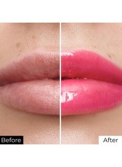 LAMEL Lamel All-in-One Lip Oil - Lightweight, Tinted, Plumping, Hydrating Lip Gloss - Lip Balm for Day & Night Use, Long-Lasting Lip Stain, Lip Glow Oil, No-Sticky Gloss, Lip Plumper Tint - Peachy №401  - Image 2