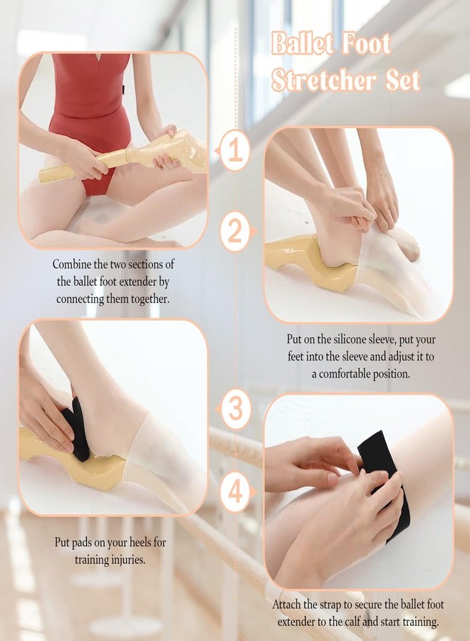Xanadued Ballet Foot Stretcher Set, Original Dance Foot Stretcher Ballet Training Equipment for Easy Carry for Easy Carry for Dancers, Yoga People - Image 3