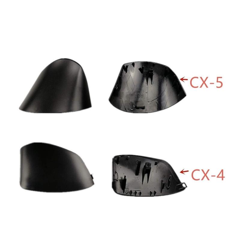 Left Side Car Side Mirror Cover - Black Exterior Mirror Replacement Part - Sleek Black Finish for Daily Outdoor Driving - Image 5