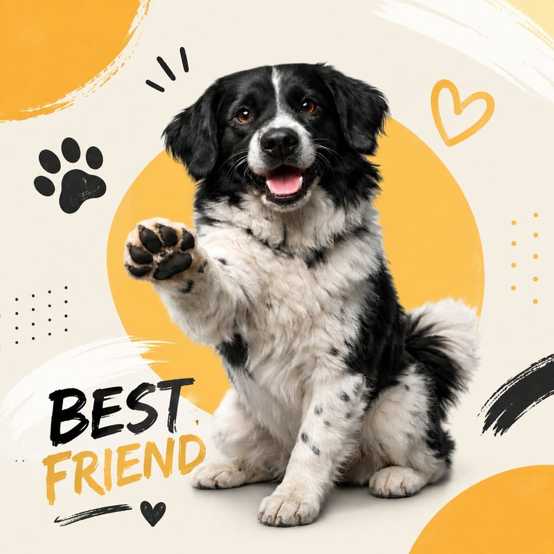 Cute Dog Print Decorative Throw Pillow Cover Soft Sofa Cushion Cover Home Living Room Decor Gift - Image 1