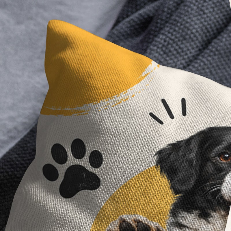 Cute Dog Print Decorative Throw Pillow Cover Soft Sofa Cushion Cover Home Living Room Decor Gift - Image 3