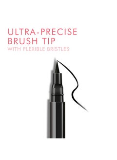 Beauty For Real Finish Line Liquid Eyeliner Jet Black 24 Hour Wear Highly Pigmented Transfer Resistant Waterproof Formula Ultra Precise Brush Tip 0.05 Oz  - Image 4