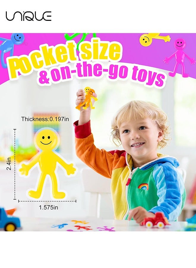 Unique 12 Pack Stretchy Bendable Toys, with Assorted Fun Colors, Sticky Stretchable Slimy Gooey Texture Toy for Stress Anxiety Relief, Great for Party Favor - Image 2
